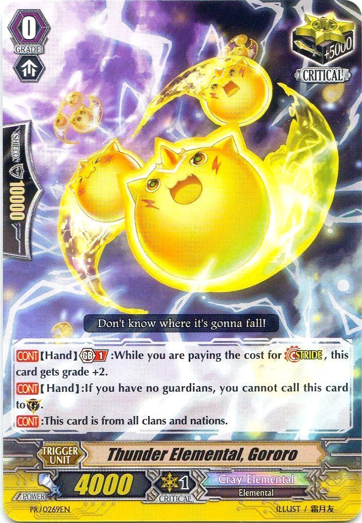 Thunder Elemental, Gororo (PR/0269EN) [Promo Cards] | Total Play