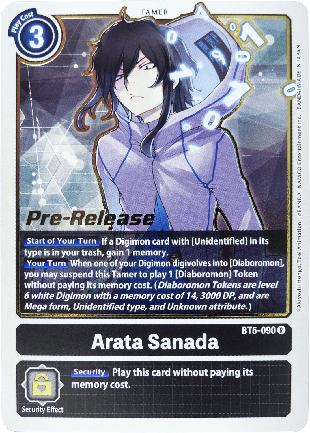 Arata Sanada [BT5-090] [Battle of Omni Pre-Release Promos] | Total Play