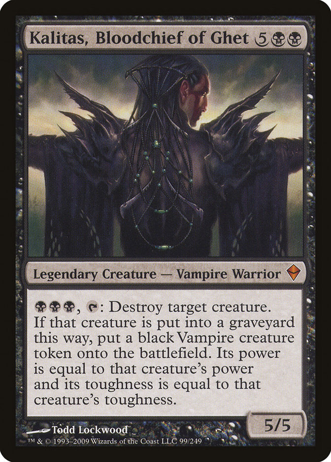 Kalitas, Bloodchief of Ghet [Zendikar] | Total Play
