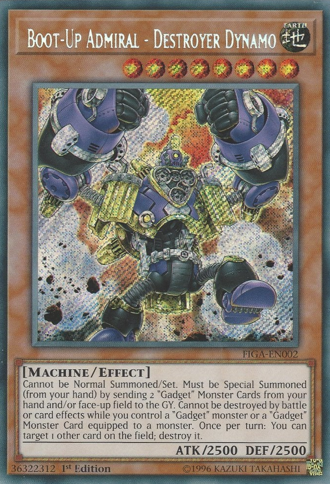 Boot-Up Admiral - Destroyer Dynamo [FIGA-EN002] Secret Rare | Total Play