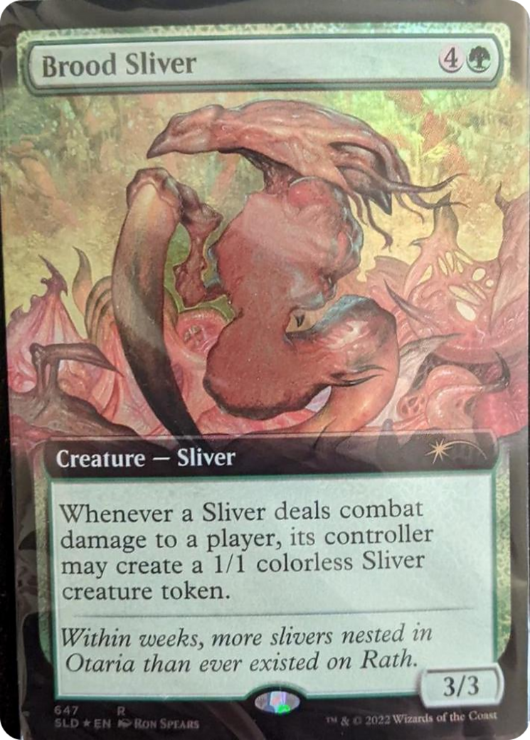 Brood Sliver (Extended Art) [Secret Lair Drop Promos] | Total Play