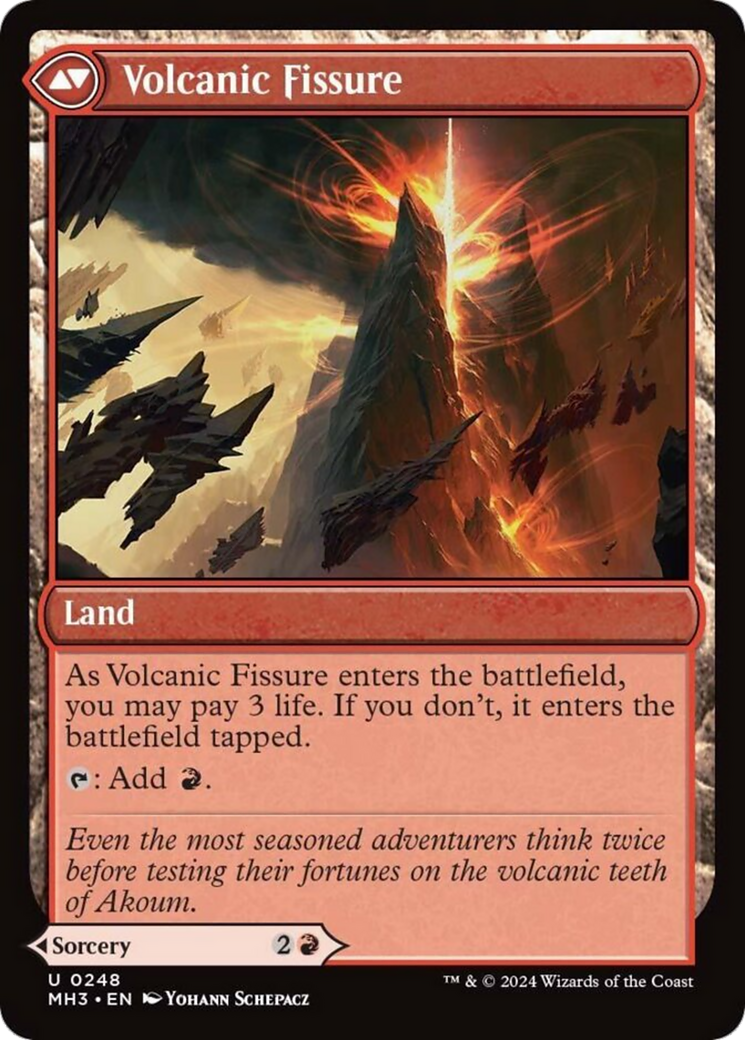 Sundering Eruption // Volcanic Fissure [Modern Horizons 3] | Total Play