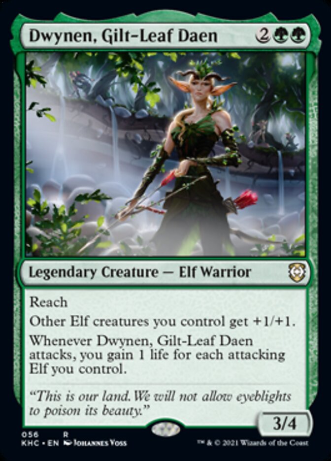 Dwynen, Gilt-Leaf Daen [Kaldheim Commander] | Total Play