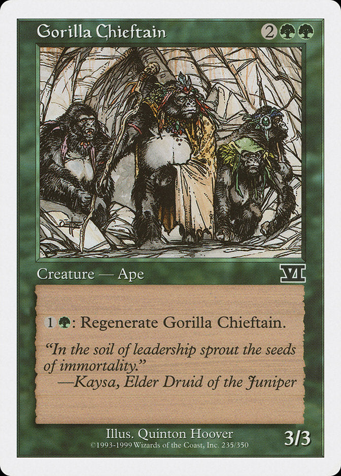 Gorilla Chieftain [Classic Sixth Edition] | Total Play