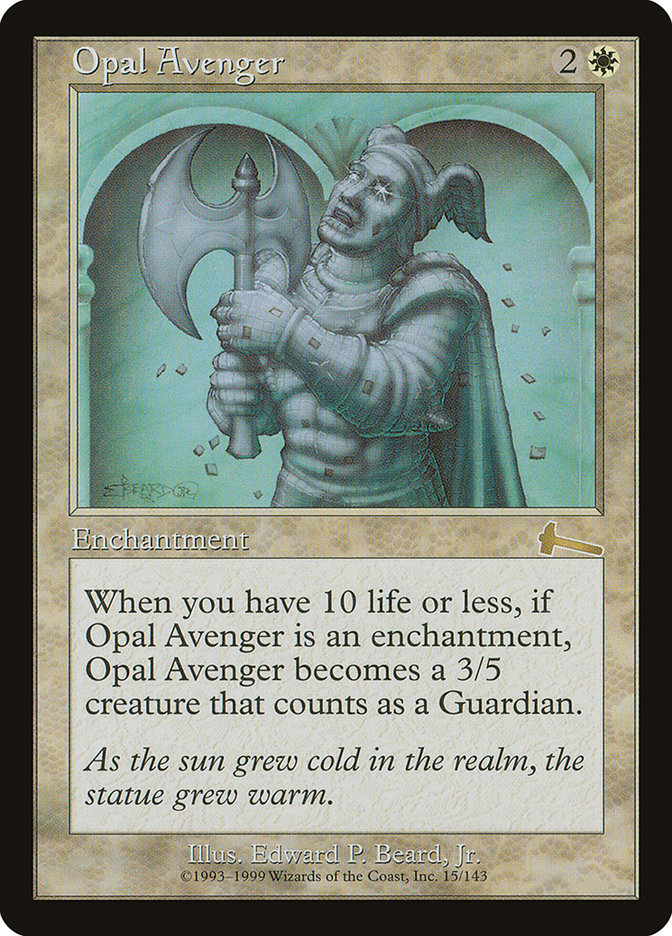 Opal Avenger [Urza's Legacy] | Total Play