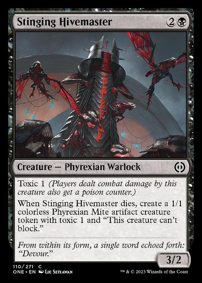 Stinging Hivemaster [Phyrexia: All Will Be One] | Total Play