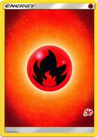 Fire Energy (Charizard Stamp #8) [Battle Academy 2020] | Total Play