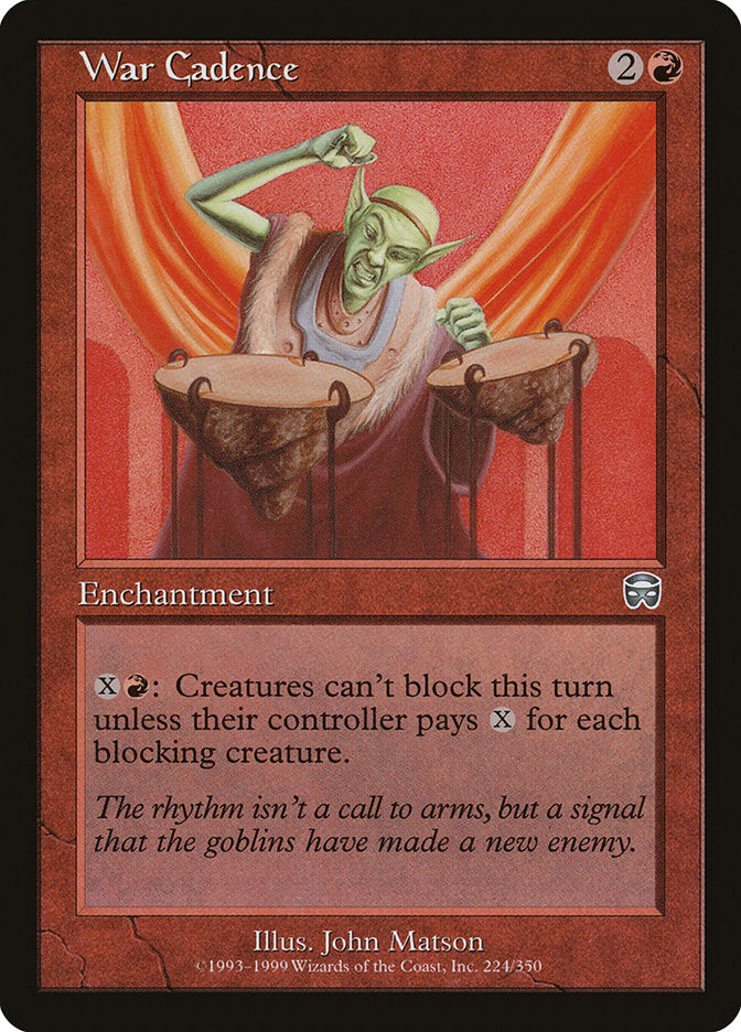 War Cadence [Mercadian Masques] | Total Play
