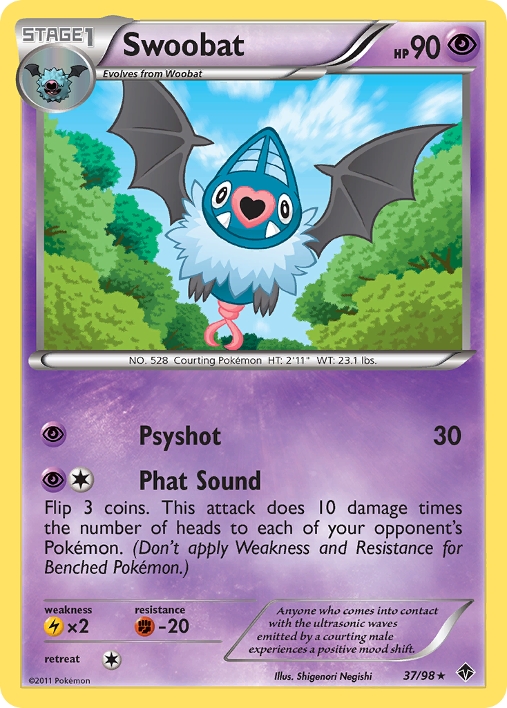 Swoobat (37/98) [Black & White: Emerging Powers] | Total Play