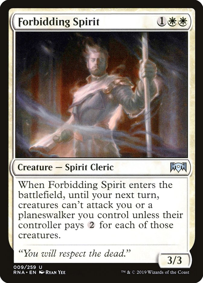 Forbidding Spirit [Ravnica Allegiance] | Total Play