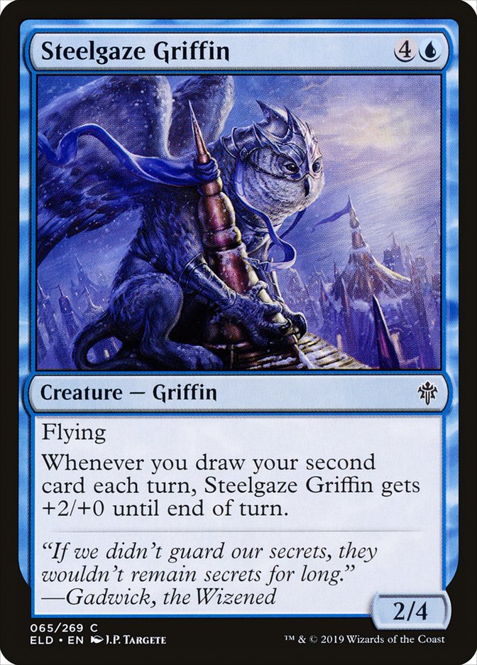 Steelgaze Griffin [Throne of Eldraine] | Total Play