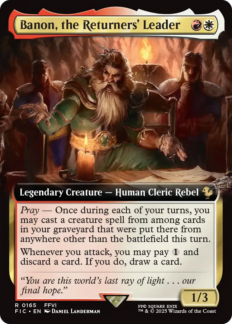 Banon, the Returners' Leader (Extended Art) [FINAL FANTASY Commander] | Total Play