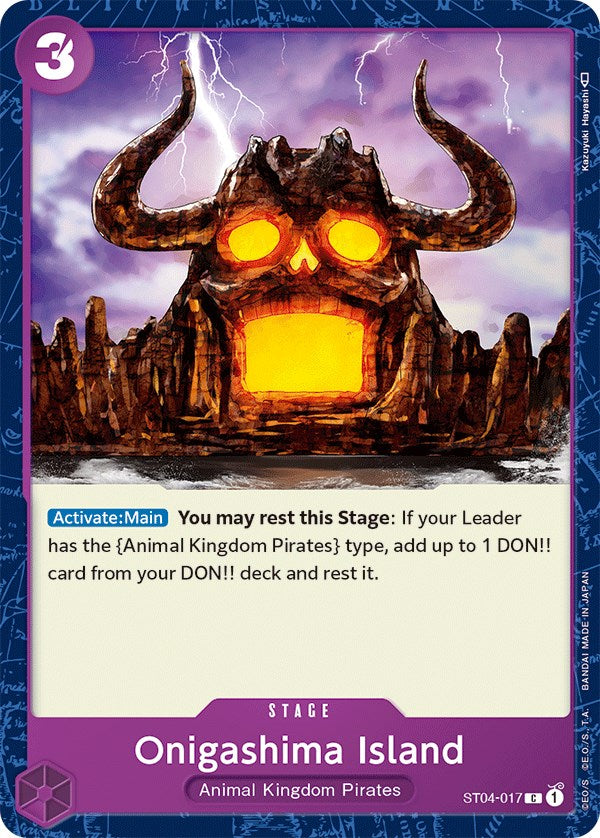 Onigashima Island [Starter Deck: Animal Kingdom Pirates] | Total Play