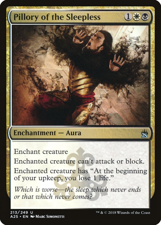 Pillory of the Sleepless [Masters 25] | Total Play