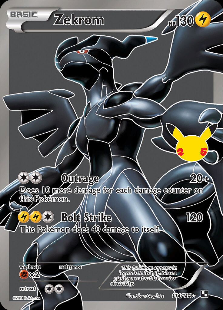 Zekrom (114/114) [Celebrations: 25th Anniversary - Classic Collection] | Total Play