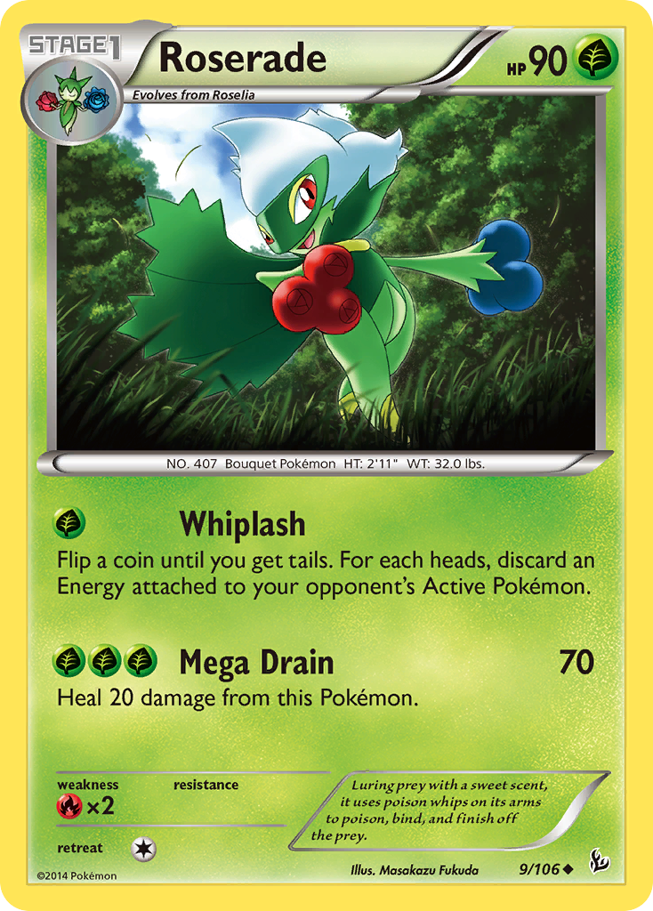 Roserade (9/106) [XY: Flashfire] | Total Play