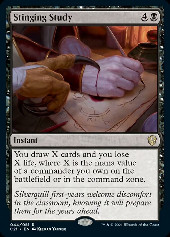 Stinging Study [Commander 2021] | Total Play