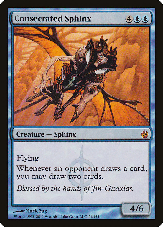 Consecrated Sphinx [Mirrodin Besieged] | Total Play