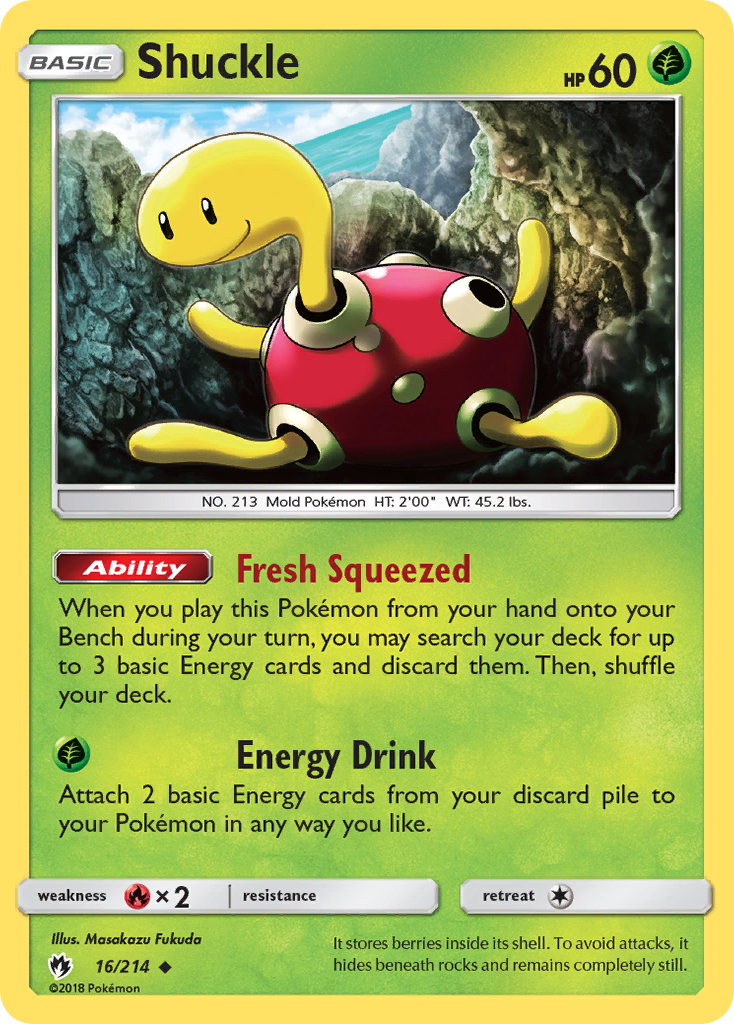 Shuckle (16/214) [Sun & Moon: Lost Thunder] | Total Play