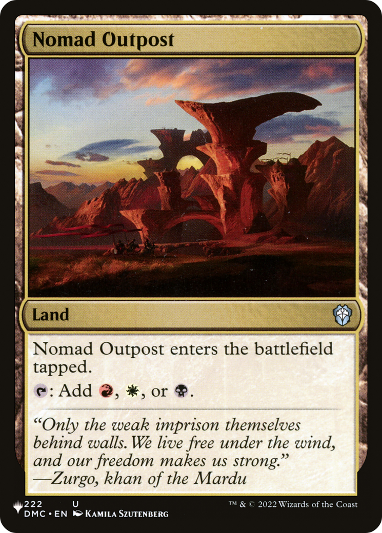 Nomad Outpost [The List] | Total Play