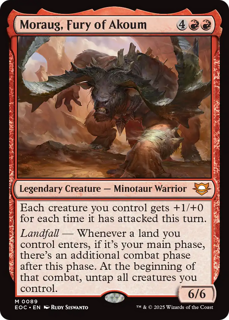 Moraug, Fury of Akoum [Edge of Eternities Commander] | Total Play