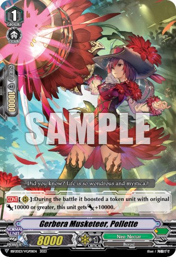 Gerbera Musketeer, Pollette (BSF2023/VGP01) [Bushiroad Event Cards] | Total Play