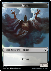 Knight (7) // Spirit (14) Double-Sided Token [March of the Machine Commander Tokens] | Total Play