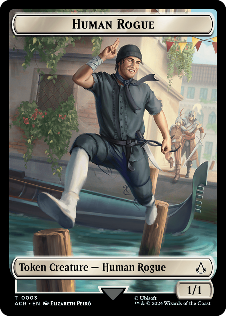 Human Rogue Token [Assassin's Creed Tokens] | Total Play