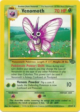Venomoth (29/64) [Jungle Unlimited] | Total Play