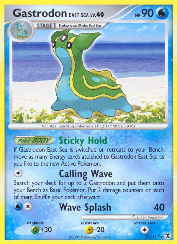 Gastrodon East Sea (21/111) [Platinum: Rising Rivals] | Total Play