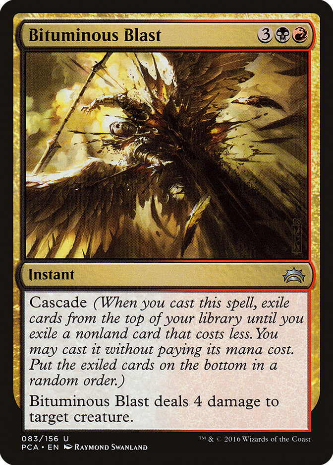 Bituminous Blast [Planechase Anthology] | Total Play