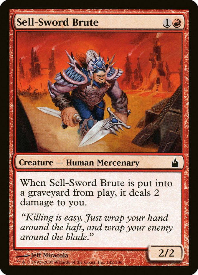 Sell-Sword Brute [Ravnica: City of Guilds] | Total Play