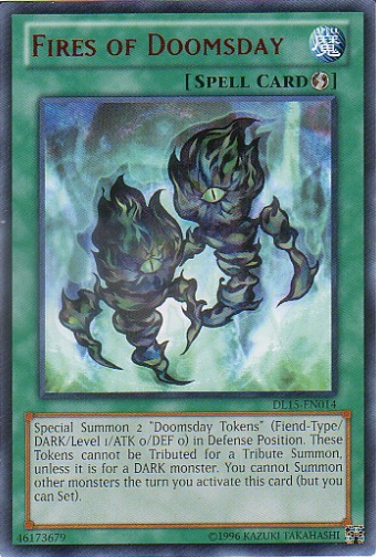 Fires of Doomsday (Red) [DL15-EN014] Rare | Total Play
