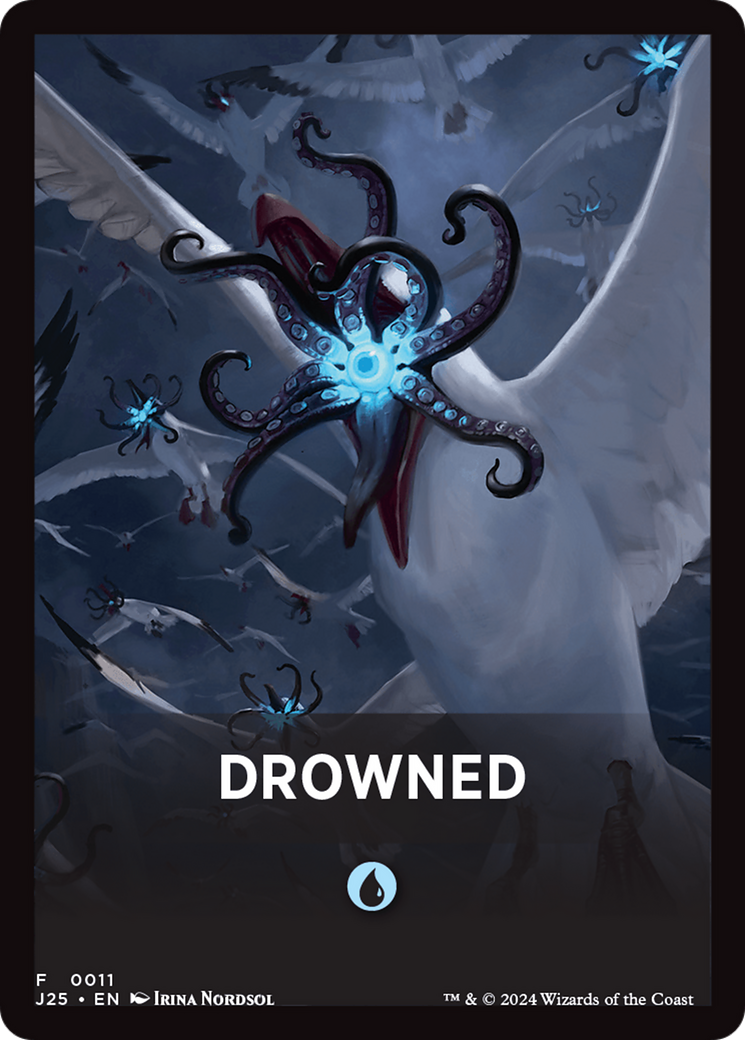 Drowned Theme Card [Foundations Jumpstart Front Cards] | Total Play