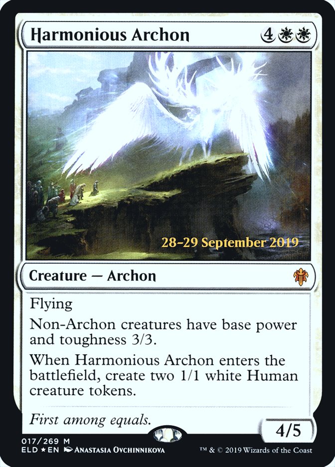 Harmonious Archon [Throne of Eldraine Prerelease Promos] | Total Play