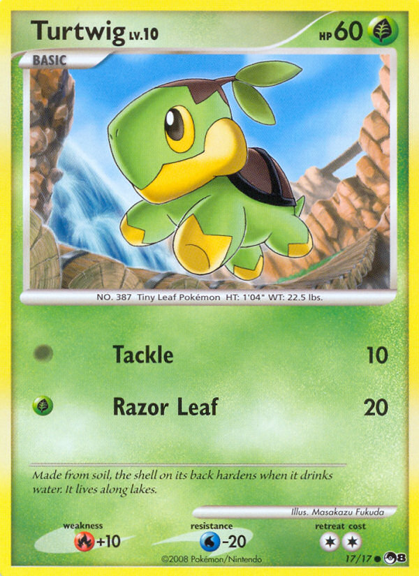 Turtwig (17/17) [POP Series 8] | Total Play