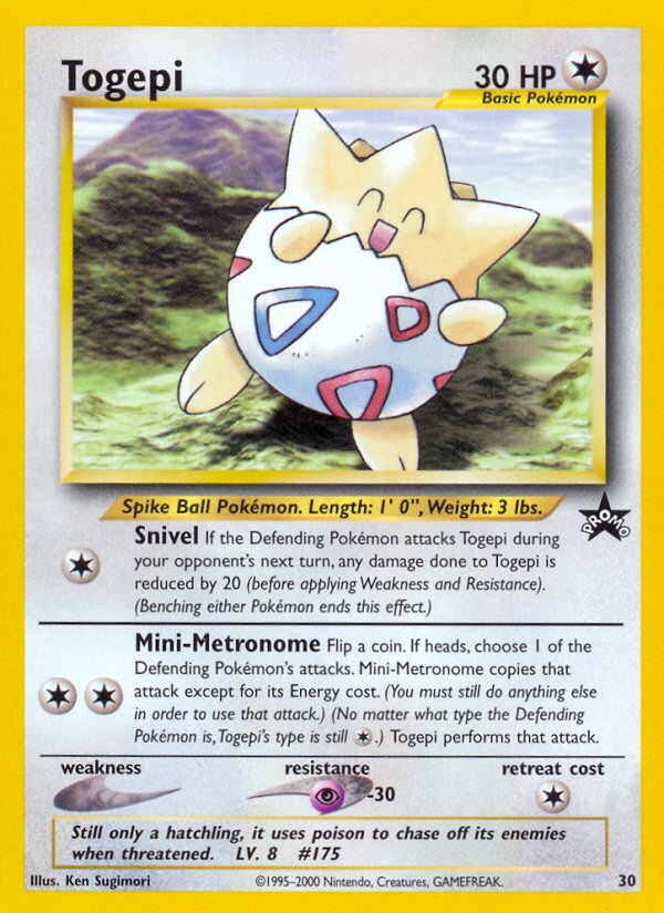 Togepi (30) [Wizards of the Coast: Black Star Promos] | Total Play