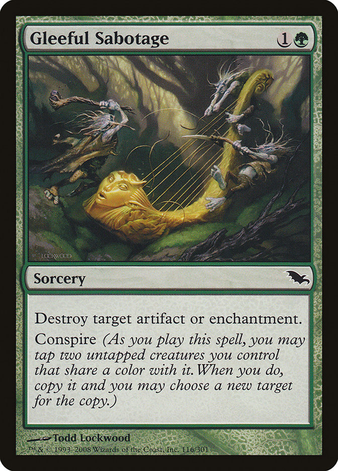 Gleeful Sabotage [Shadowmoor] | Total Play