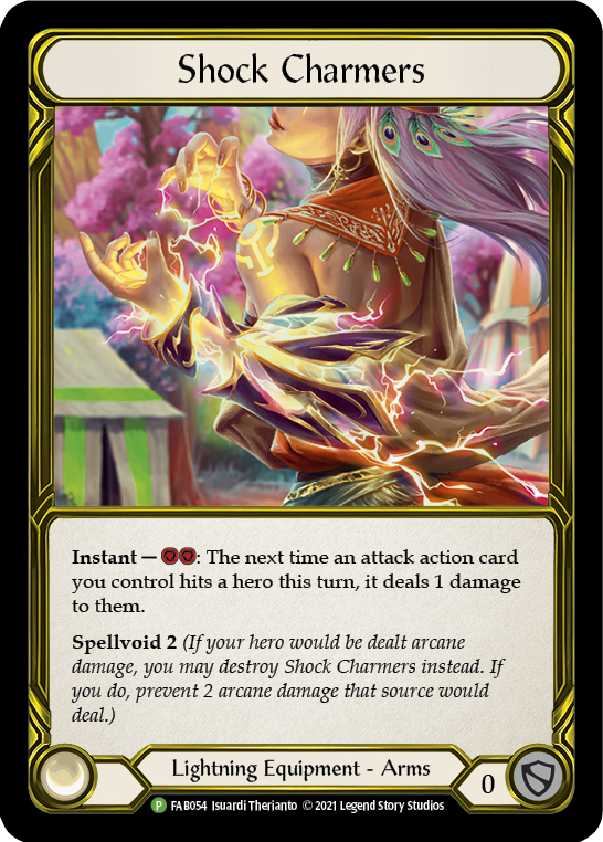 Shock Charmers (Golden) [FAB054] (Promo)  Cold Foil | Total Play