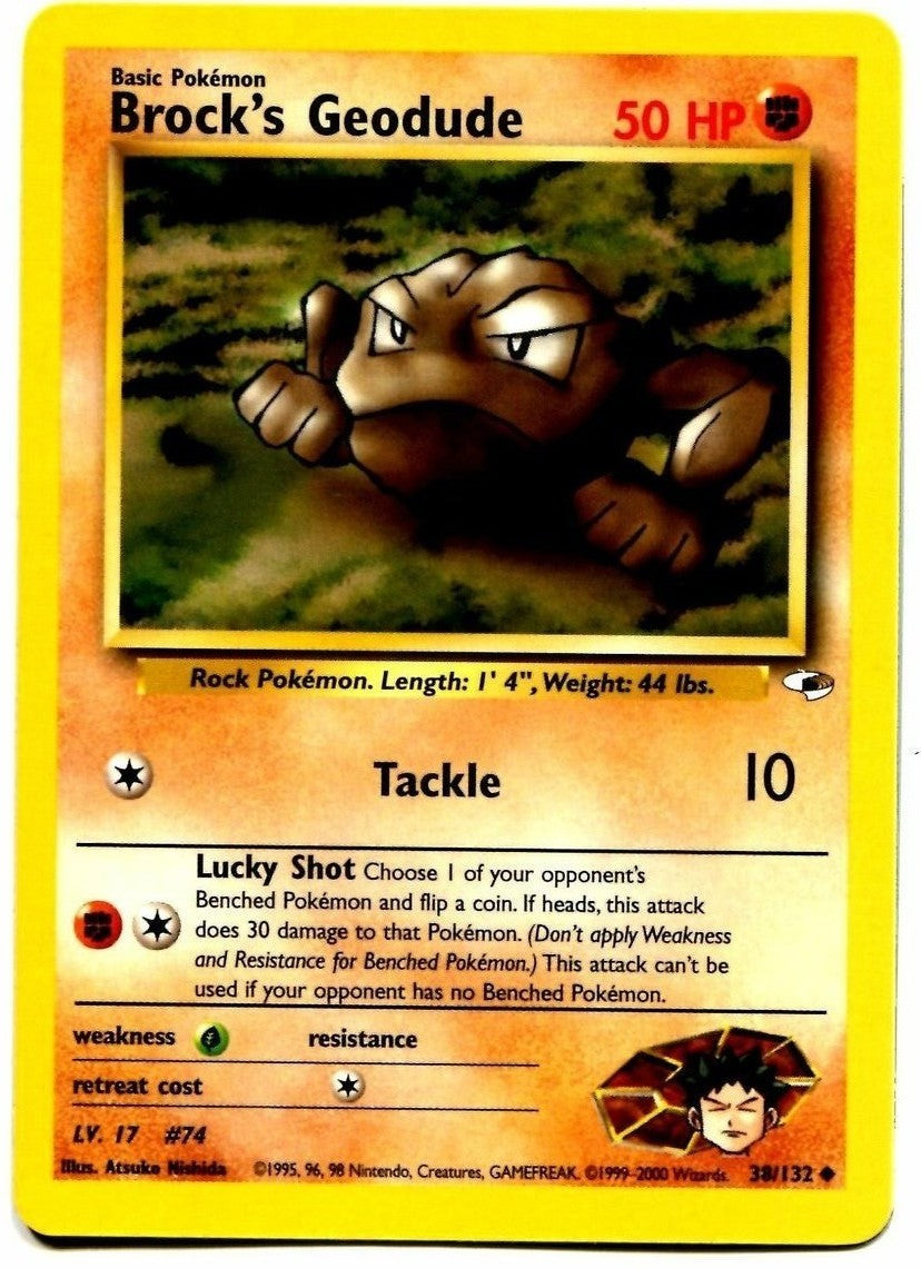 Brock's Geodude (38/132) [Gym Heroes Unlimited] | Total Play