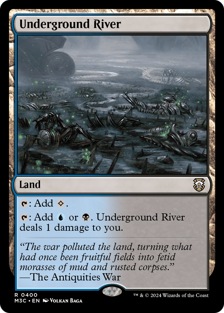 Underground River (Ripple Foil) [Modern Horizons 3 Commander] | Total Play