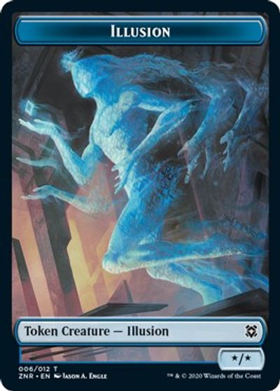 Illusion // Pegasus Double-Sided Token [Challenger Decks 2021 Tokens] | Total Play
