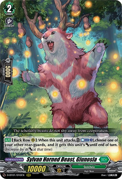 Sylvan Horned Beast, Giunosla (D-BT01/010EN) [Genesis of the Five Greats] | Total Play