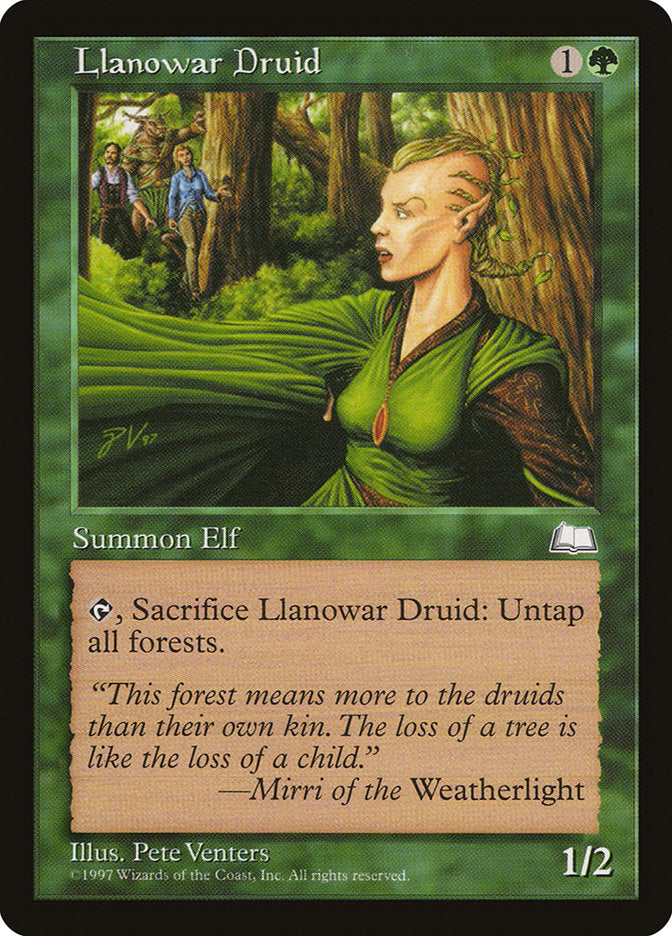 Llanowar Druid [Weatherlight] | Total Play