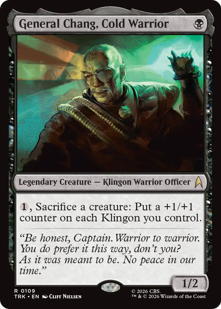 General Chang, Cold Warrior [Star Trek] | Total Play