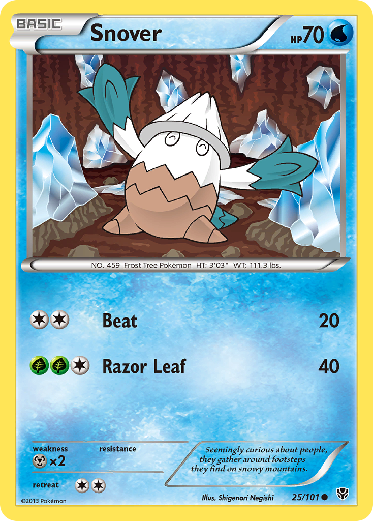 Snover (25/101) [Black & White: Plasma Blast] | Total Play