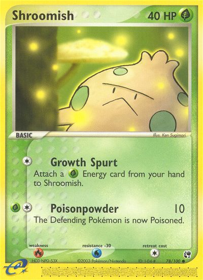 Shroomish (78/100) [EX: Sandstorm] | Total Play