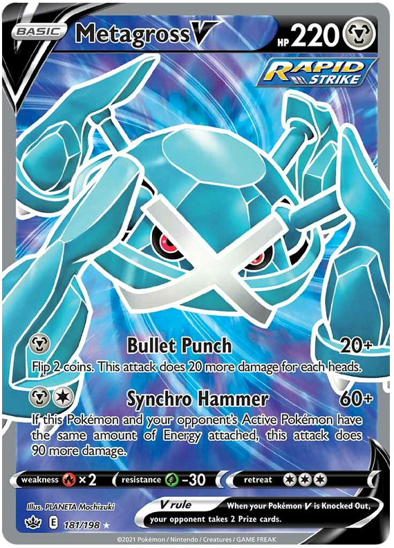Metagross V (181/198) [Sword & Shield: Chilling Reign] | Total Play