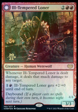 Ill-Tempered Loner // Howlpack Avenger [Innistrad: Crimson Vow Prerelease Promos] | Total Play