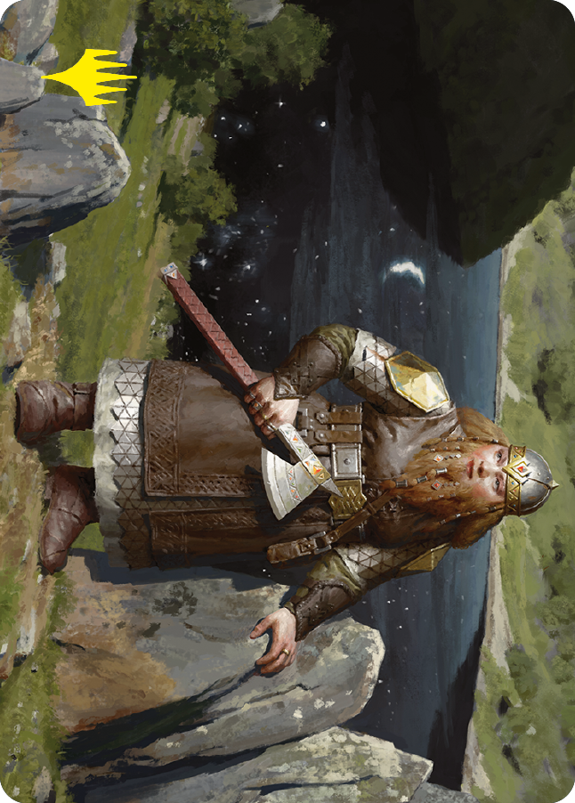 Mirrormere Guardian Art Card (Gold-Stamped Signature) [The Lord of the Rings: Tales of Middle-earth Art Series] | Total Play